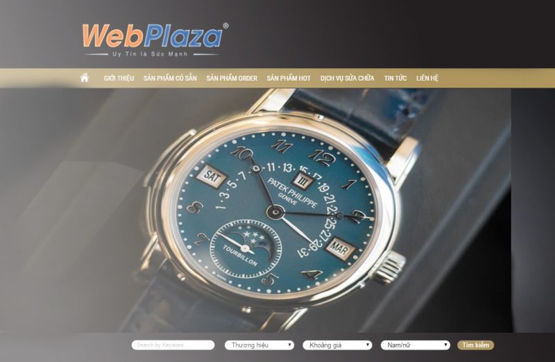 Thiết kế Web đồng hồ